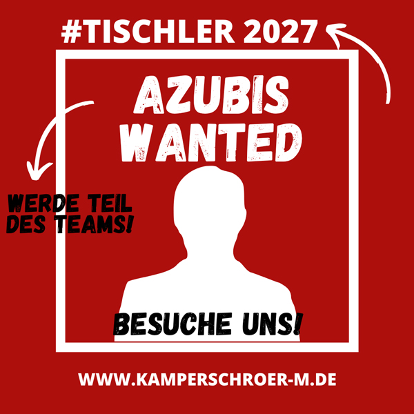 Ausbildungstelle zum Tischler m/w/d
