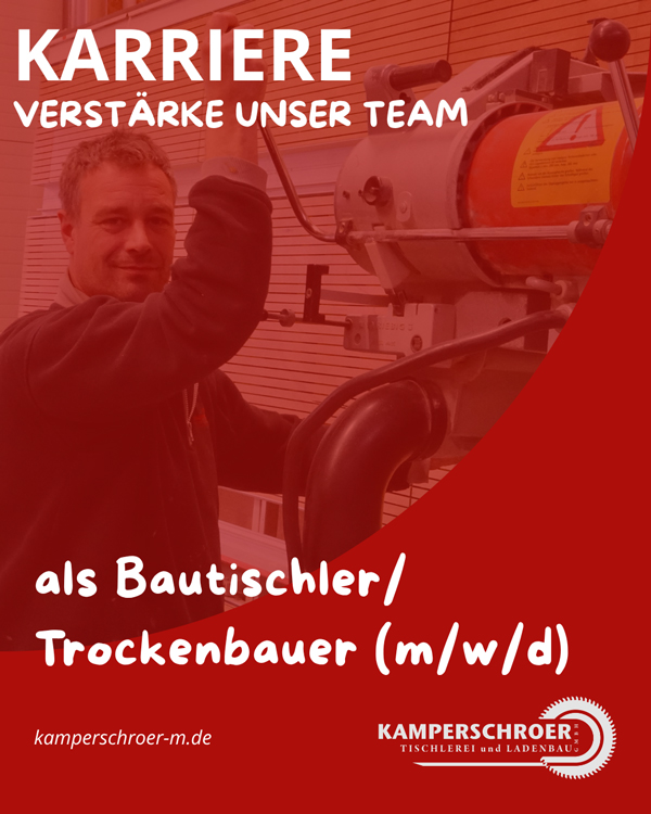 Stellenangebot Bautischler / Trockenbauer