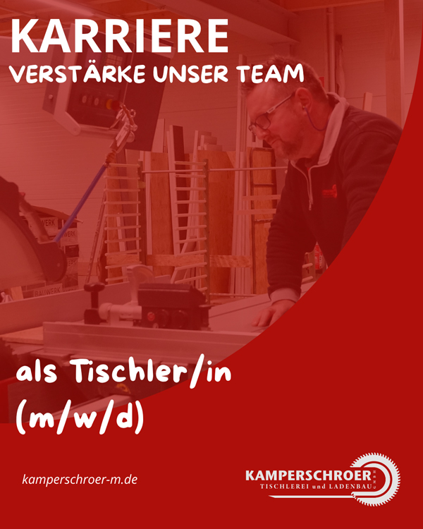 Stellenangebot Tischler
